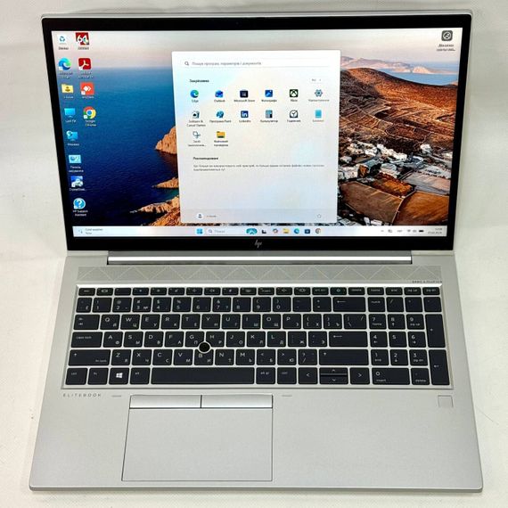 Ультрабук Б-клас HP EliteBook 850 G7 / 15.6" (1920x1080) IPS / Intel Core i7-10610U (4 (8) ядра по 1.8 - 4.9 GHz) / 32 GB DDR4 / 512 GB SSD / Intel UHD Graphics / WebCam / Windows 11 Pro б/в | Зображення 1