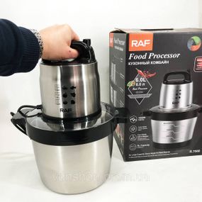 Блендер с двумя режимами скорости RAF R.7008 6 л 1600 Вт, Блендер с функциями комбайна ZA-63