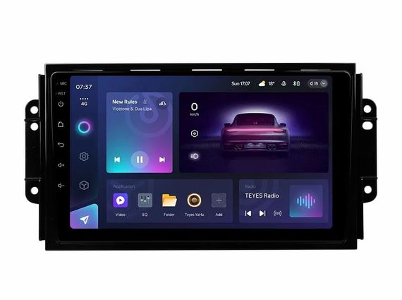 Штатна магнітола Teyes CC3 2K 4+64 Gb Chery Tiggo 3 2016 - 2018 9"