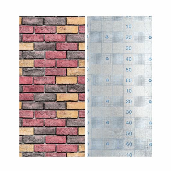 Самоклеючі шпалери 2800х500х1,5мм Червона екатериновлавська цегла (D) SW-00001944 | Зображення 3