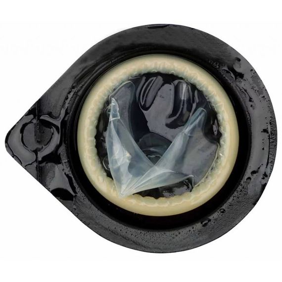 Презервативи ультратонкі Olo 0.01 BLACK з гіалуроновою кислотою, 10 шт (фольга) sexstyle | Зображення 3