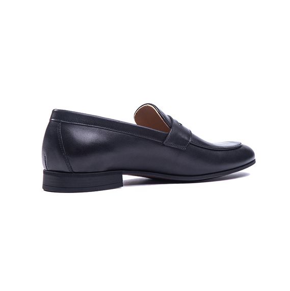 Матовые черные туфли лоферы 44 размер | Зображення 4