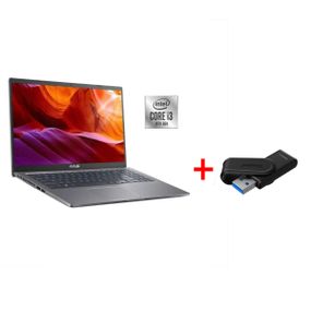 Ультрабук Asus VivoBook 15 F515JA / 15.6" (1920x1080) IPS / Intel Core i3-10110U (2 (4) ядра по 2.1 - 4.1 GHz) / 8 GB DDR4 / 256 GB SSD / Intel UHD Graphics / WebCam / Win 11 Home б/в + Подарунок Флеш-накопичувач Kingston DataTraveler Exodia S 64 ГБ