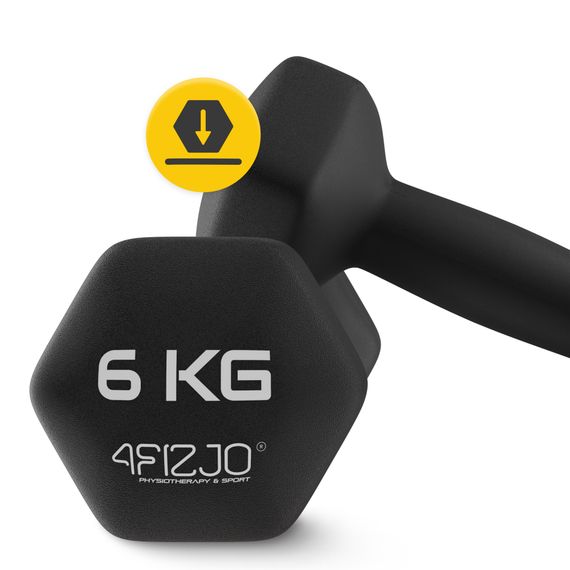 Гантелі вінілові 4FIZJO Classic 2 x 6 кг (P-5905973403191) | Зображення 2