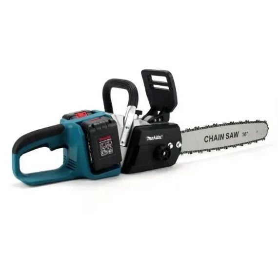 Акумуляторна ланцюгова пила Electric SAW 40-8 48 В із шиною 16 дюймів, двома акумуляторами та двома зарядними пристроями | Зображення 4