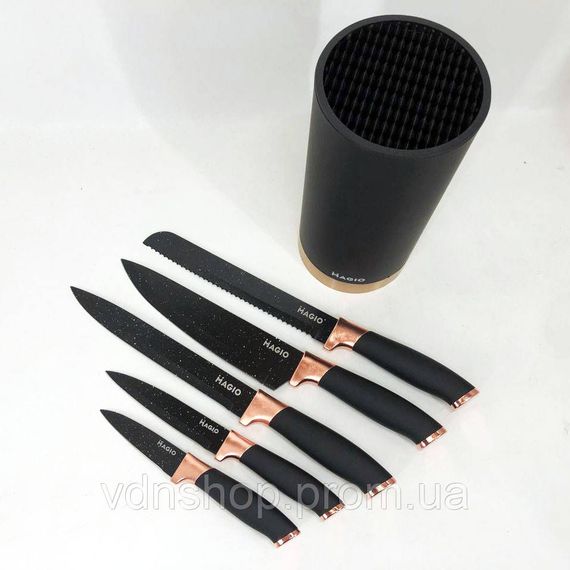 Набор ножей кухонные ножи поварские набор, Набор ножей для новой кухни Универсальный YM-48 | Зображення 5
