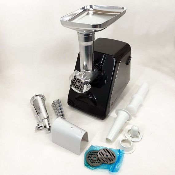 Електрична м'ясорубка соковитискач DOMOTEC MS-2023 2800 Вт, томати з насадками, м'ясорубка для м'яса | Зображення 6