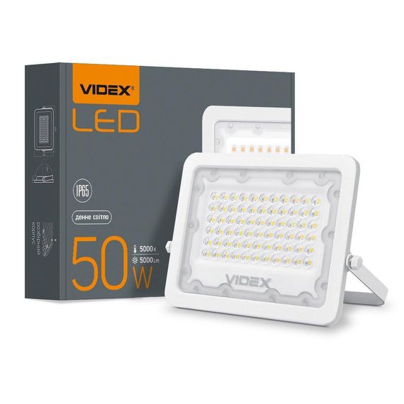Світлодіодний прожектор VIDEX F2e 50W 5000K