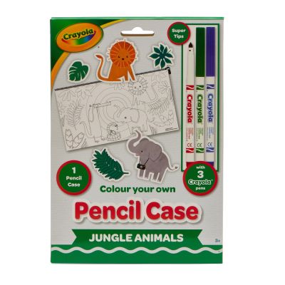 Набір для творчості Crayola Пенал-розмальовка Джунглі З фломастерами (15764-A) | Зображення 3