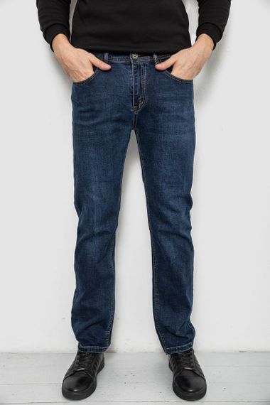 Джинсы мужские прямого кроя, цвет синий, 244R9910