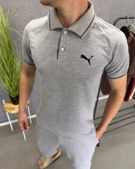 Поло Puma grey
