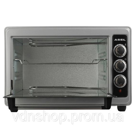 Многофункциональная печь с антипригарным покрытием ASEL AF-33-23 1300 Вт 33 Л, Мультипечь для готовки JH-10 | Зображення 1