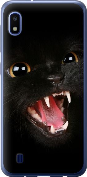 Чехол на Samsung Galaxy A10 2019 A105F Чёрная кошка "932u-1671-17620"