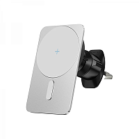 Автоутримувач із бездротовою зарядкою Wiwu 15W Wi-Q001 /silver/