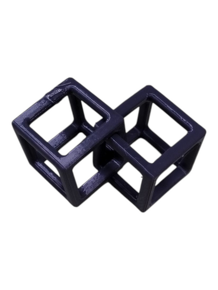 Новорічна підвіска кубики чорний 3D друк (214033) | Зображення 1