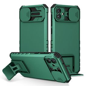 Чохол Kickstand із захистом камери для Samsung Galaxy A04 колір Зелений