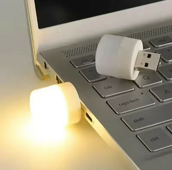 Портативна USB світлодіодна лампа-нічник із теплим (3000К) світлом, працює від Power Bank, та ін. ґаджетів 5В | Зображення 9