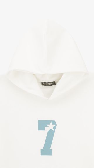 Худі з принтом чоловічий GENUA G01223-0002 XL Білий shop (2000999533792) | Зображення 1