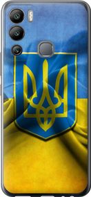 Чехол на Infinix Hot 12i Флаг и герб Украины 1 "375u-2863-17620"