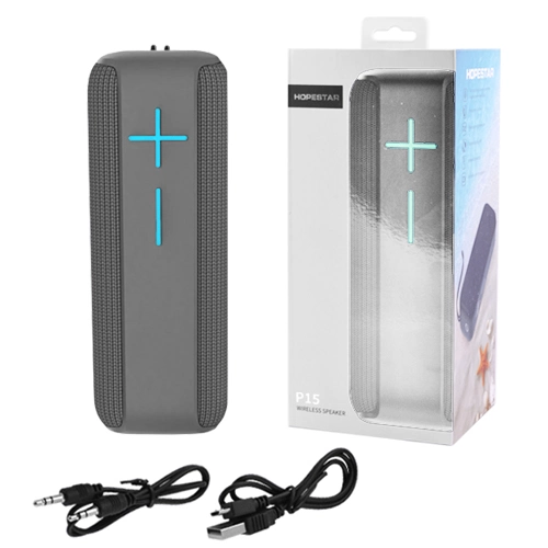 Портативна бездротова блютуз колонка Hopestar P15 Grey | Зображення 6