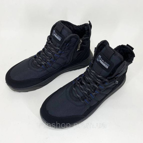 Якісні зимові термо кросівки 41р 26, 5см, Термо кросівки осінь-зима, Зручне робоче взуття для чоловіків KW-41 | Зображення 3