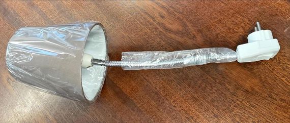 Ночник в розетку Soketsan, светильник настенный абажур, коричневый, гибкий, бра энергоэффективный класс A | Зображення 3