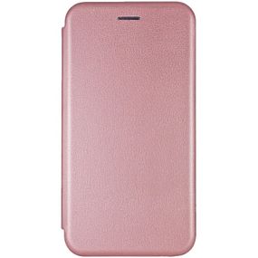 Кожаный чехол-книжка Classy для Realme C33 Rose Gold