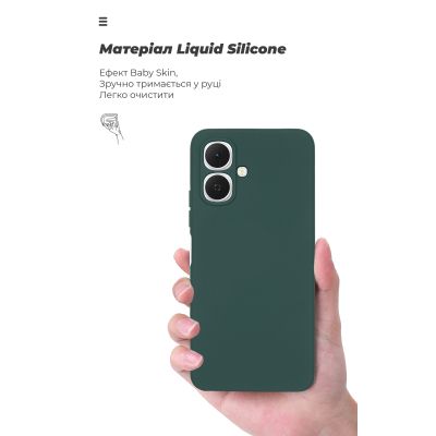 Чехол для мобильного телефона Armorstandart ICON Tecno Spark Go 2 4G Camera cover Dark Green (ARM88247) | Зображення 6