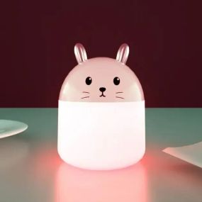 Міні-зволожувач повітря Air Purifier нічник 2 в 1 котик