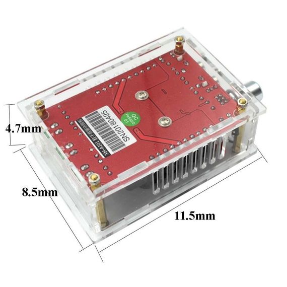 Xh A101 Высокопроизводительная цифровая плата усилителя Tda7498 с корпусом и вентилятором 2 * 100 Вт | Зображення 5