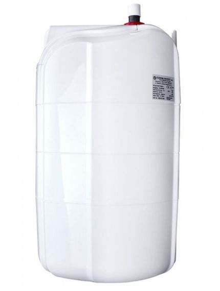 Водонагрівач Eldom EXTRA LIFE 10 л, під мийкою, 2,0 кВт, "мокрий" ТЕН, вертикальний, прямокутний, білий (72325PMP) | Зображення 1