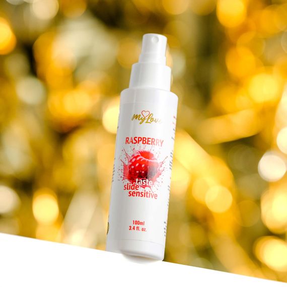 Інтимний гель-лубрикант - MyLove Taste-Slide Sensitive Raspberry, 100 мл | Зображення 4