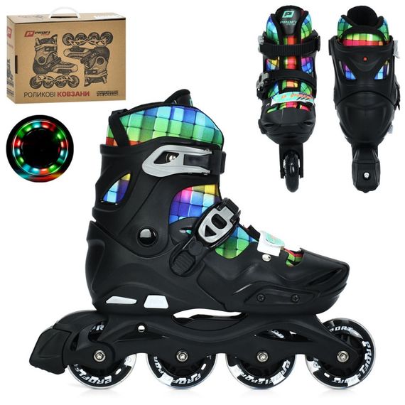 Дитячі розсувні ролики A4158-M-B, розмір 35-38