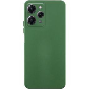 Чохол TPU GETMAN Liquid Silk Full Camera для Xiaomi Redmi 12 Зелений / Dark green
