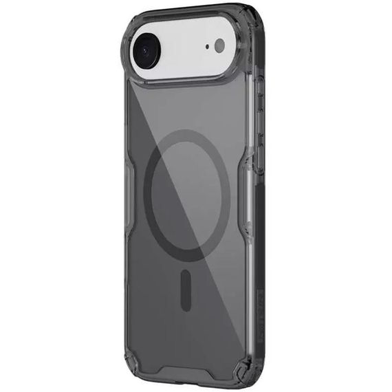 TPU чохол Nillkin Nature Pro Magnetic для Apple iPhone 17 Air (6.5") Чорний (прозорий) | Зображення 2