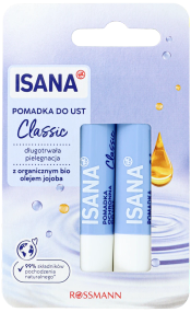 ISANA набір захисних бальзамів для губ Classic 2 x 4.8g