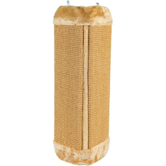 Царапка Trixie для кошек, угловая, коричневая, 32х60 см (сизаль/плюш)