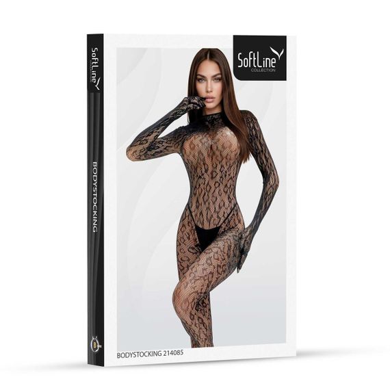 Бодістокінг - Bodystocking 214085, black - One Size Sex Aura | Зображення 2