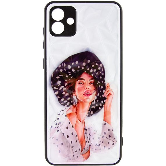 TPU+PC чохол Prisma Ladies для Samsung Galaxy A04 TPU+PC, Girl in a hat | Зображення 1