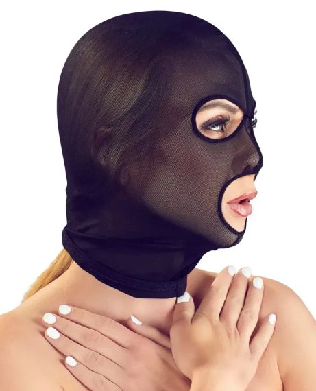 Маска із сітки з отворами для рота та очей Sex Aura | Зображення 3