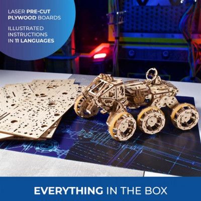 Конструктор Ugears механический Пилотируемый марсоход (70206) | Зображення 1