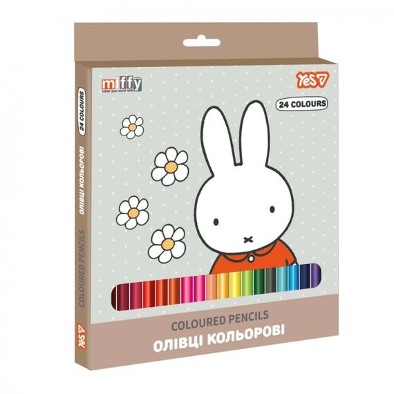 Набір кольорових олівців YES Miffy 290793 24 кольори