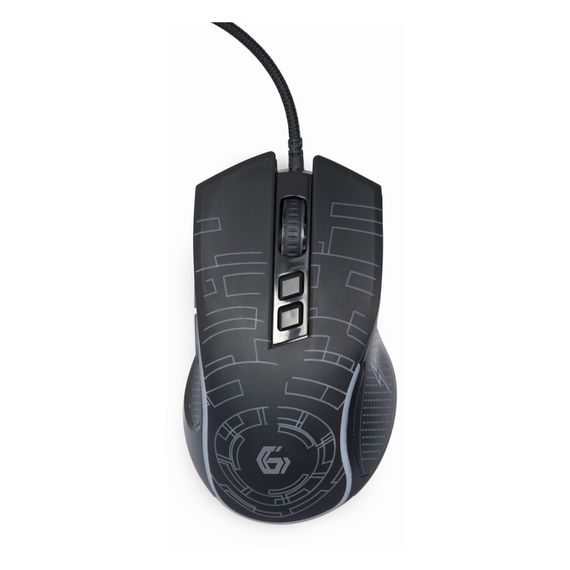 Мишка Gembird MUSG-RGB-01 USB Black (MUSG-RGB-01) | Зображення 2