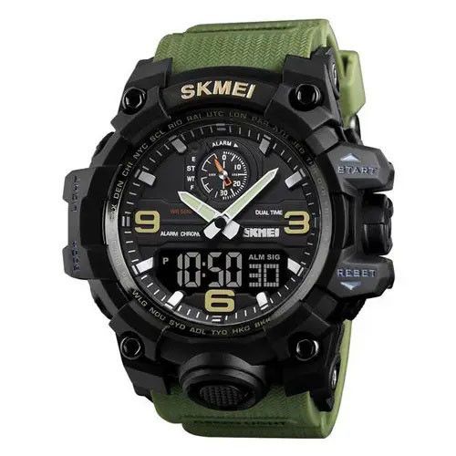 Годинник армійський оригінал SKMEI 1586AG | Чоловічий тактичний годинник | Оригінальний NU-354 чоловічий годинник | Зображення 3