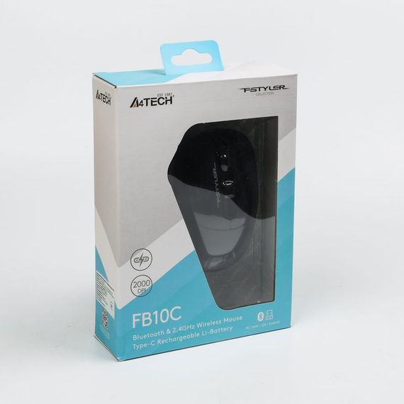 Миша бездротова A4Tech Fstyler FB10C (Stone Black),  USB, колір чорний | Зображення 5