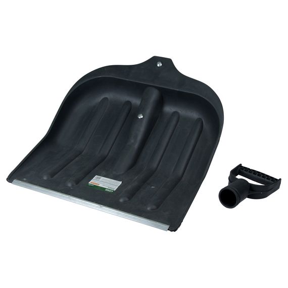 Лопата для прибирання снігу Grad пластикова з алюмінієвої планкою 440×460×10мм (5049415)