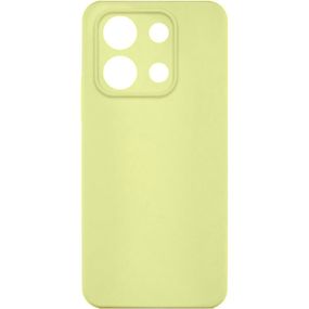 Чохол Silicone Cover Lakshmi Full Camera (AA) для Xiaomi Redmi Note 13 4G Жовтий / Mellow Yellow