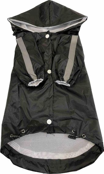 Дождевик, курточка для собаки, XL, Черный, одежда для собаки | Зображення 1
