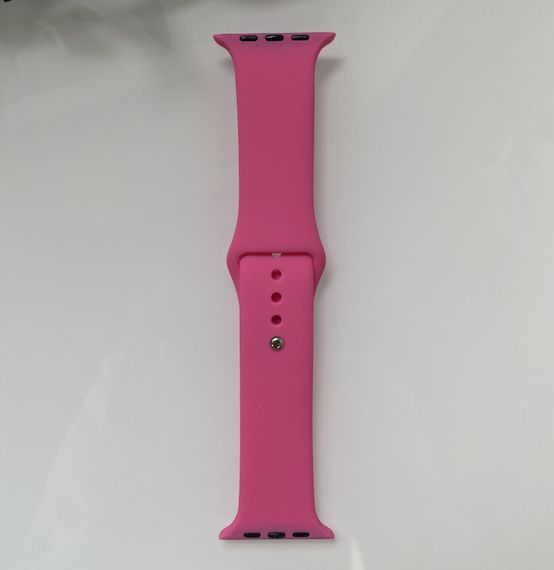 Силіконовий ремінець для розумного годинника Smart Watch 38/40 (Рожевий) | Зображення 5