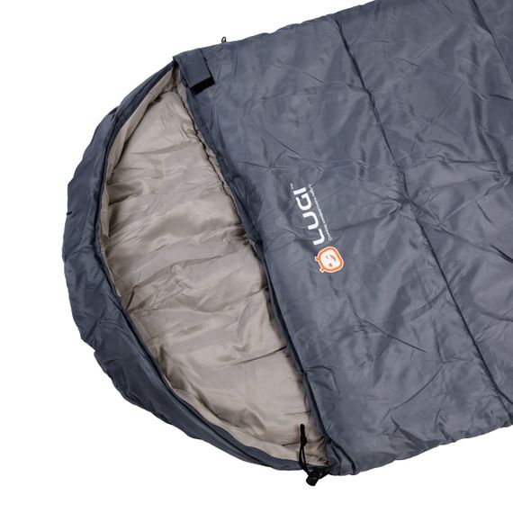 Спальный мешок водонепроницаемый с капюшоном, серый LU009 | Зображення 3